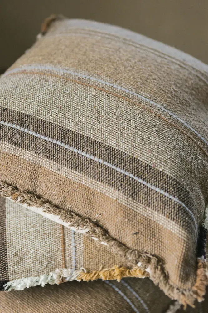 Handloom Square Cushion Puebla - Cotton