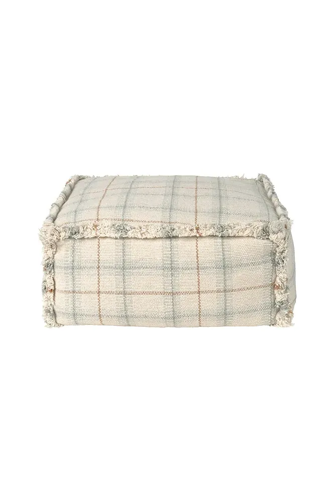 Handloom Tartan Puff - Blue Sage image