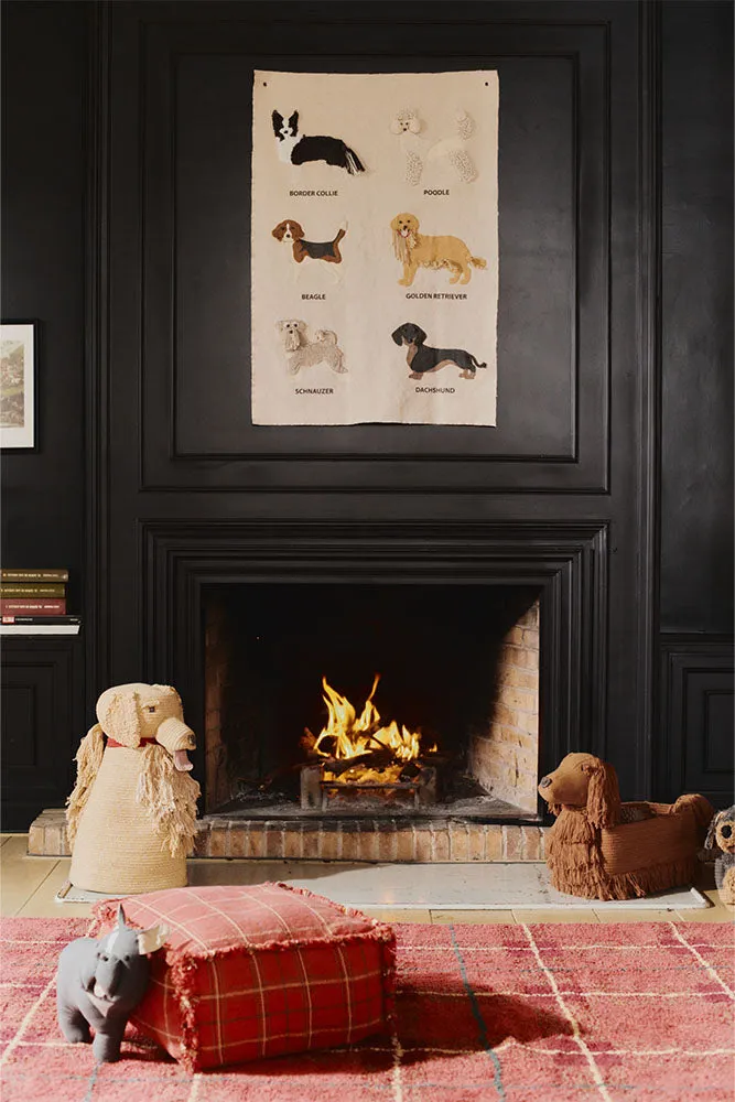 Handloom Tartan Puff - Maple Red