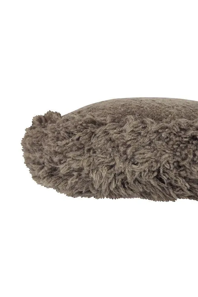 Jam Round Floor Cushion - Brown