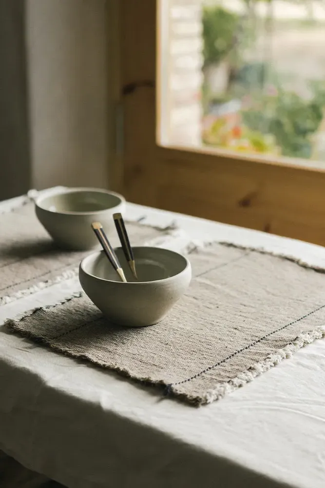 Juarez Handloom Placemats Set of 4 - Cotton