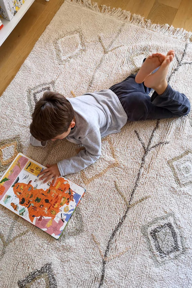 Kaarol Earth Large Area Rug - Multi-Colored