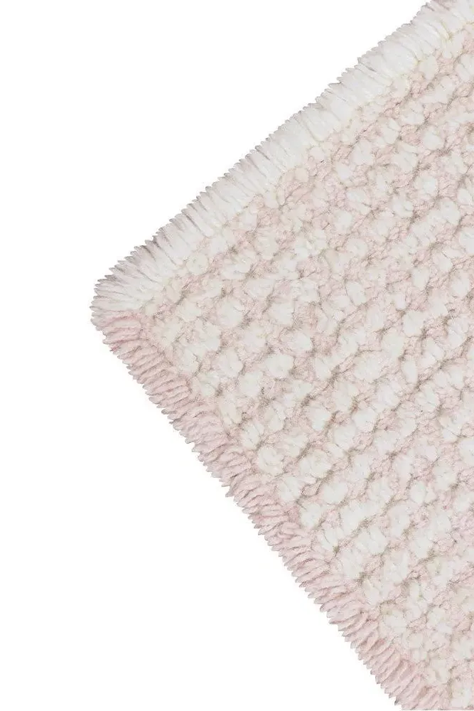 Kaia Rose Wool Area Rug - Dusty Rose