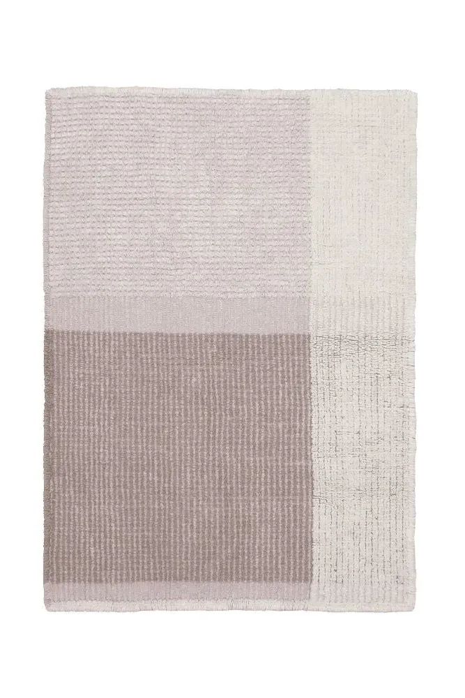 Kaia Rose Wool Area Rug - Dusty Rose