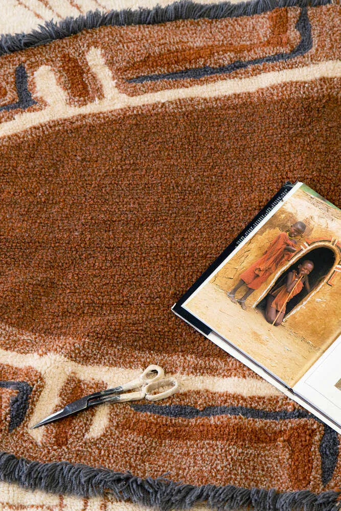 Karibu Oval Rug 3'7" x 6'6" - Wool