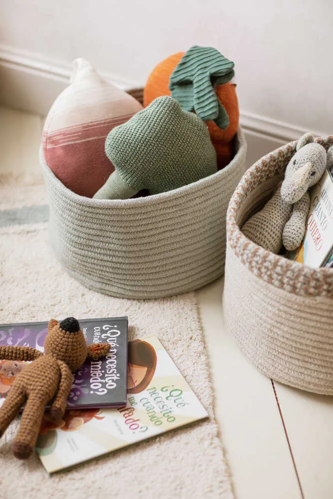 Kilo Round Storage Basket - Toffee