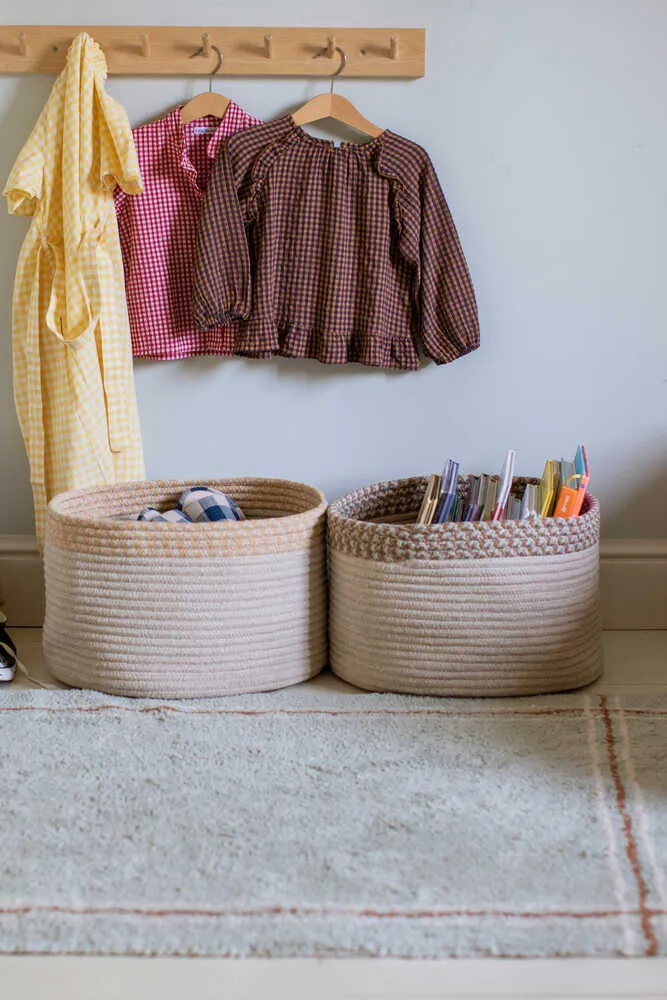 Kilo Round Storage Basket - Toffee
