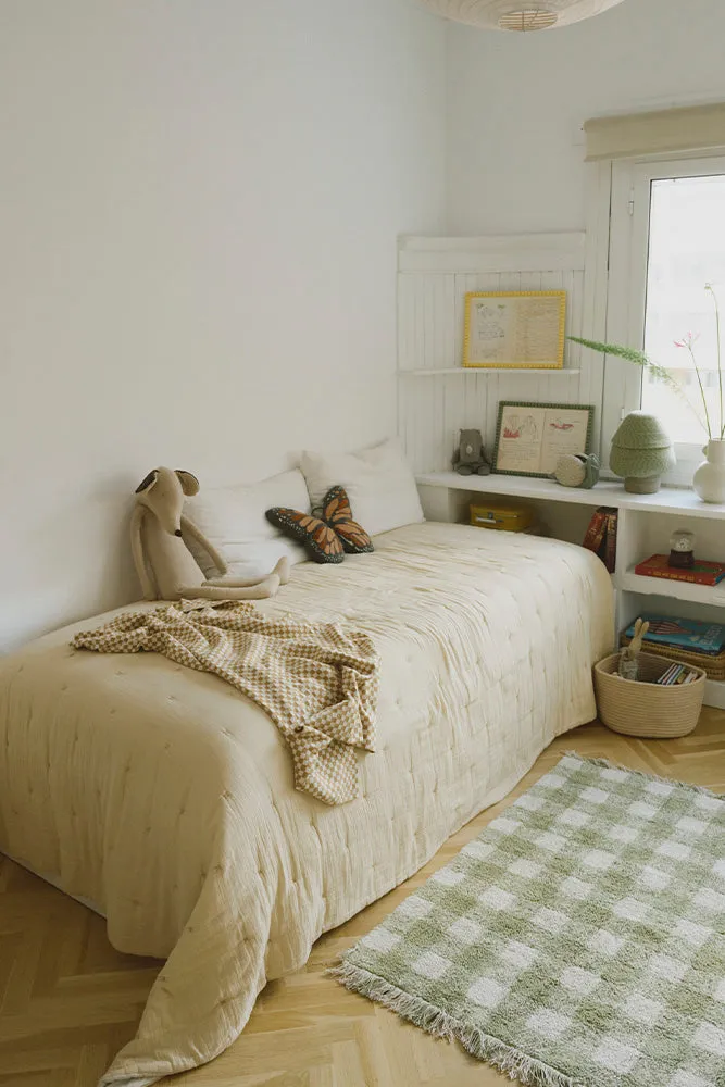 Knitted Blanket Tiles - Honey