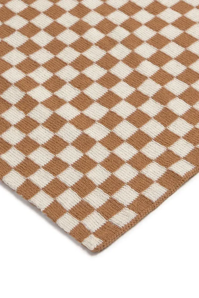Knitted Blanket Tiles - Toffee