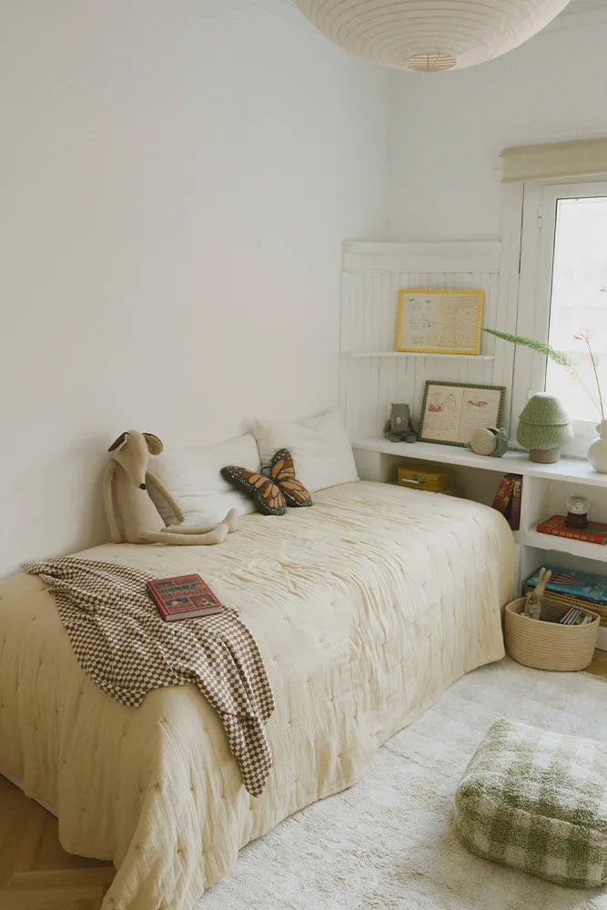 Knitted Blanket Tiles - Toffee