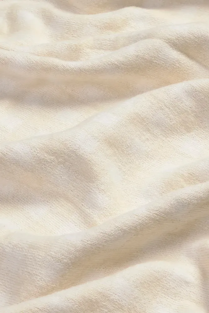 Knitted Blanket Vichy - Ivory