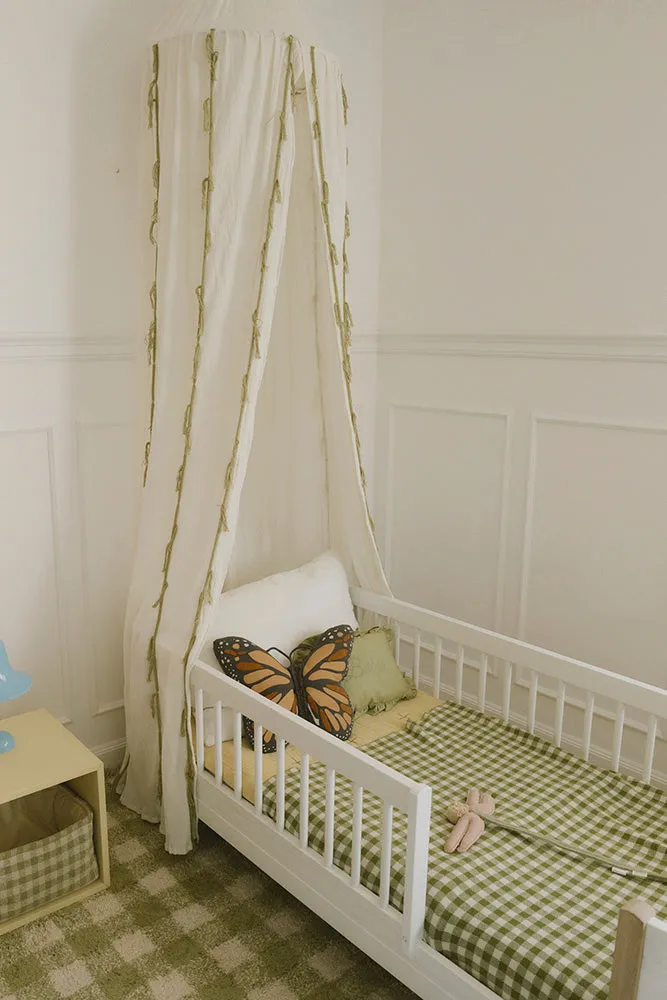 Knitted Blanket Vichy - Matcha