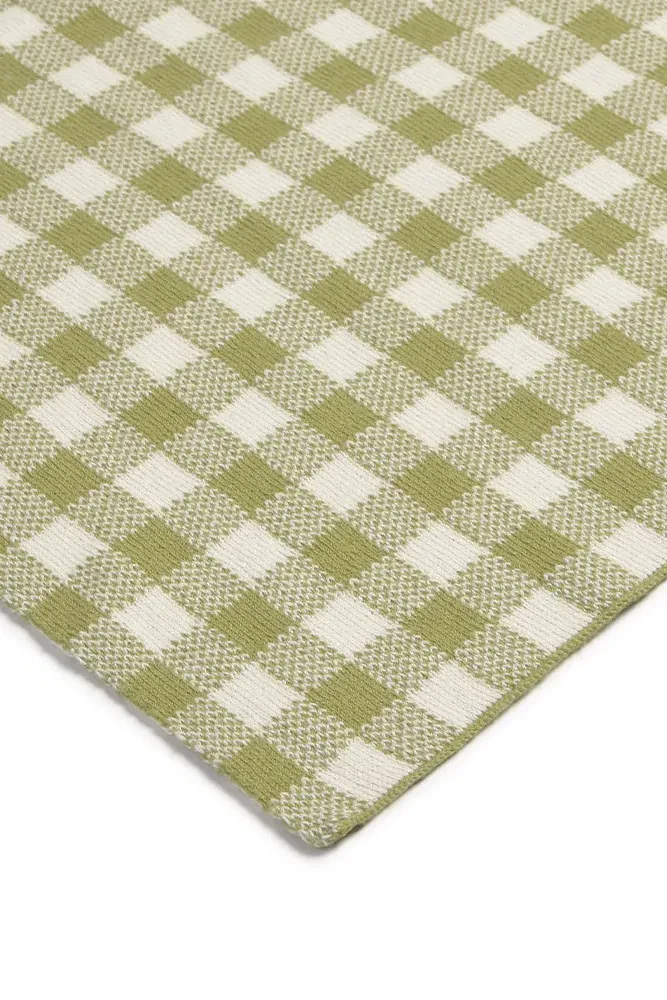 Knitted Blanket Vichy - Matcha