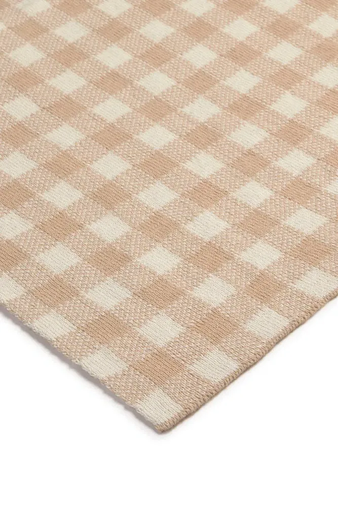 Knitted Blanket Vichy - Rose