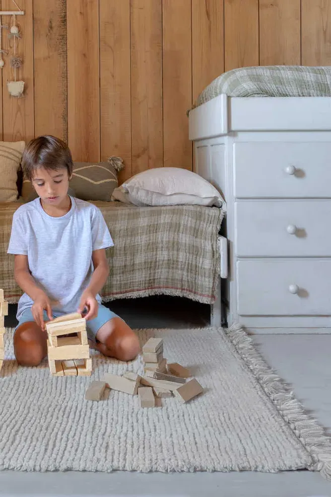 Koa Sandstone Wool Area Rug - Sandstone