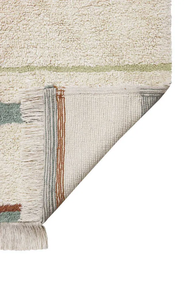 Lanes Rectangular Area Rug - Blue