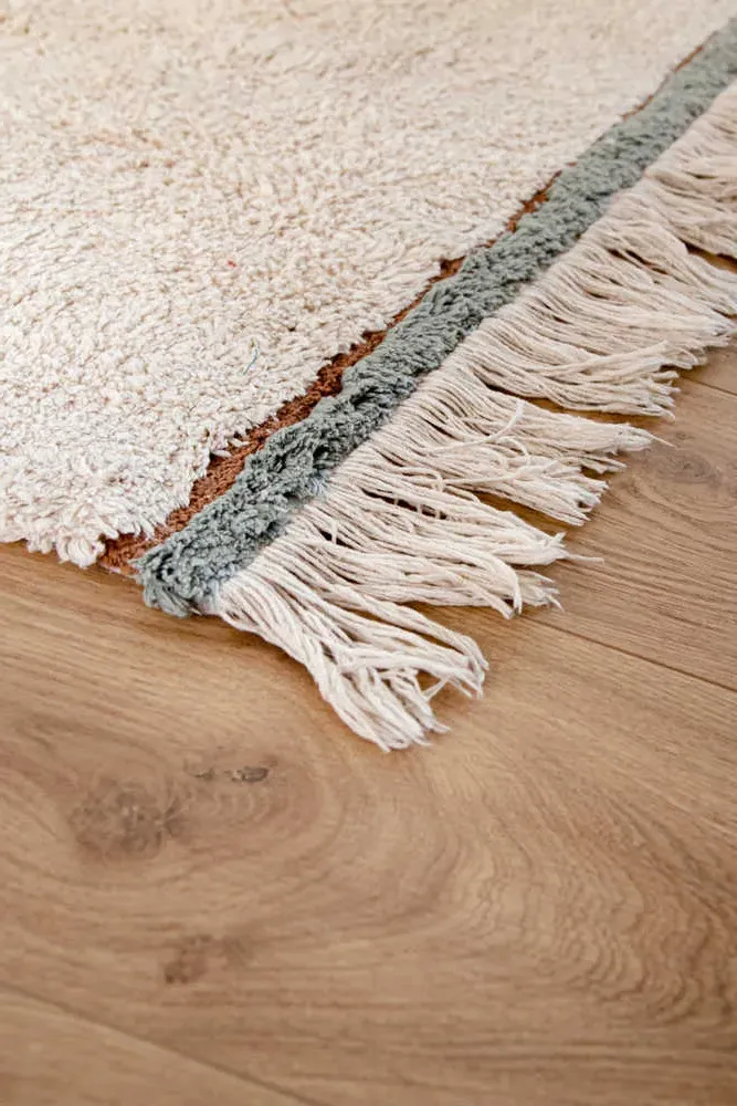 Lanes Rectangular Area Rug - Blue