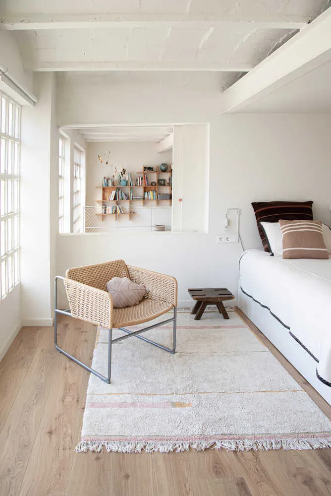 Lanes Rectangular Area Rug - Vintage Nude