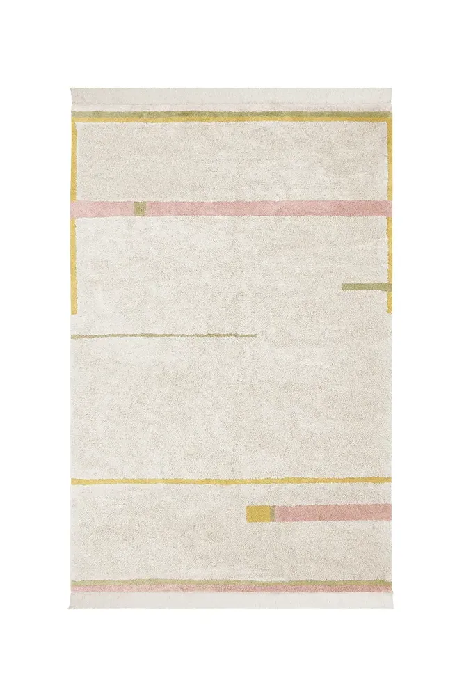 Lanes Rectangular Area Rug - Vintage Nude