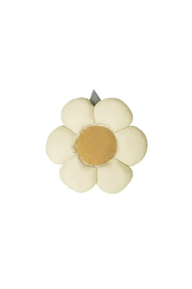 Little Daisy Round Cushion - Natural, Cotton image