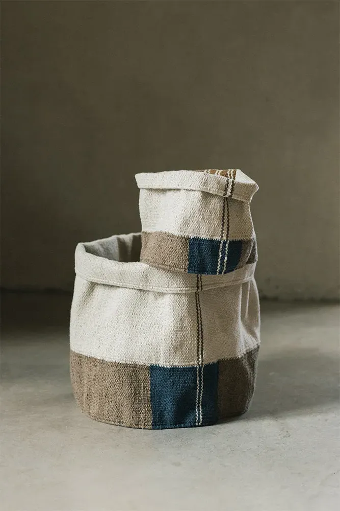 Lorena Canals Handloom Basket Nopal - Natural