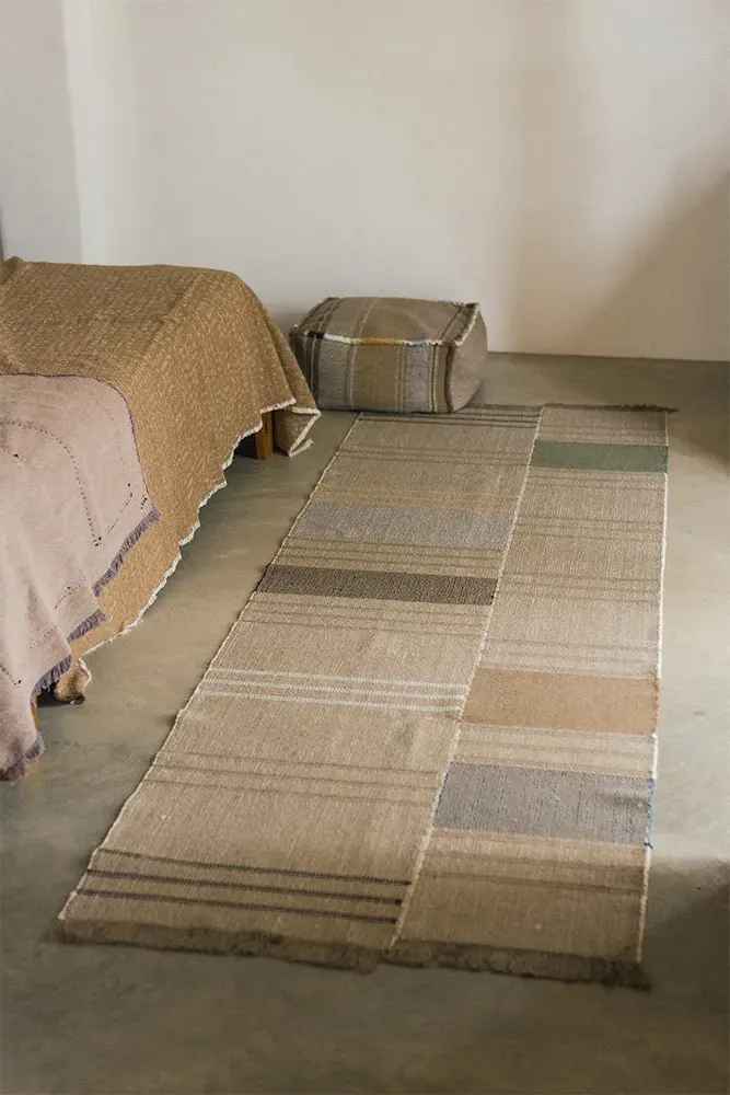 Lorena Canals Handloom Runner Rug Oaxaca - Natural
