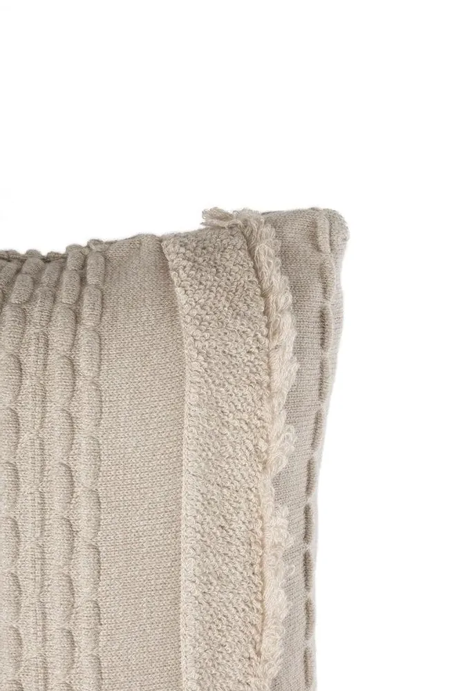 Lorena Canals Knitted Cushion - Air Dune White