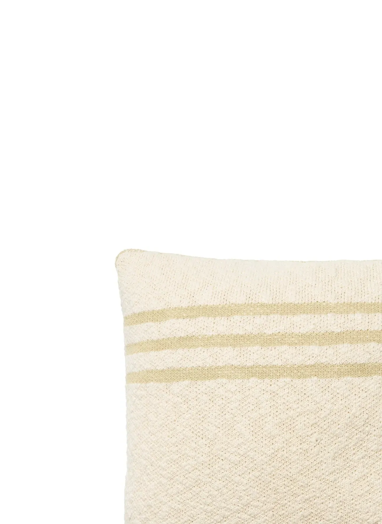 Lorena Canals Knitted Cushion Duetto - Olive, Natural