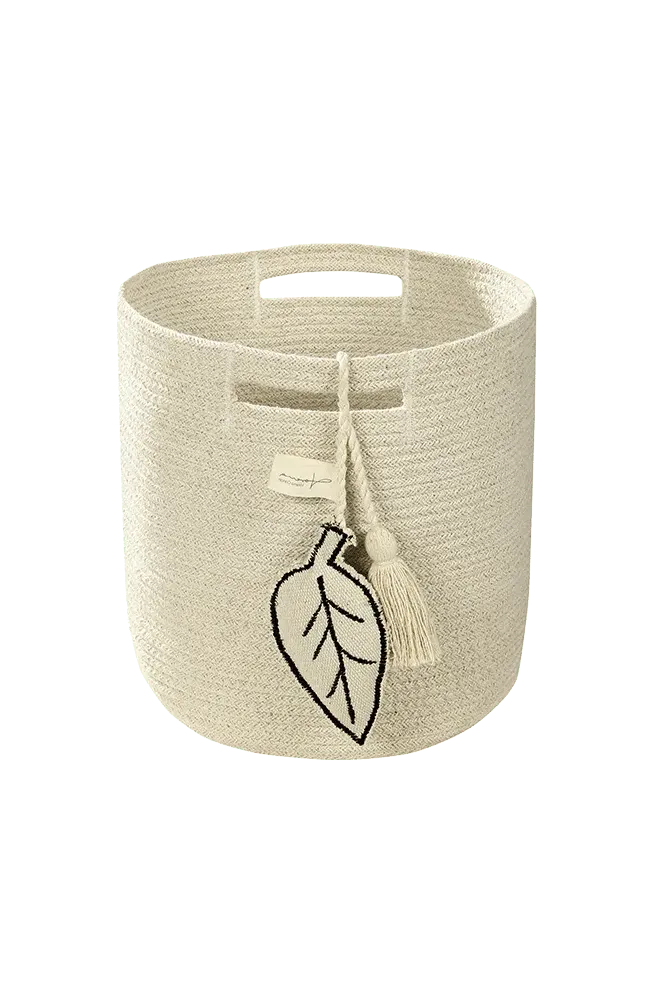 Lorena Canals Leaf Storage Basket - Natural image
