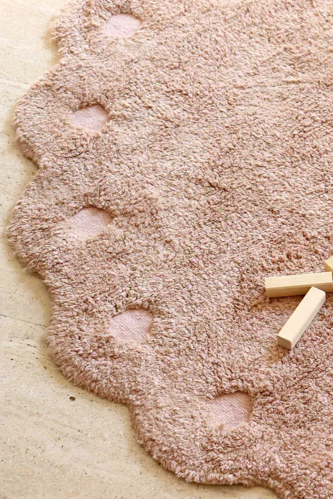 Lorena Canals Oval Washable Rug Pine Cone - Nude