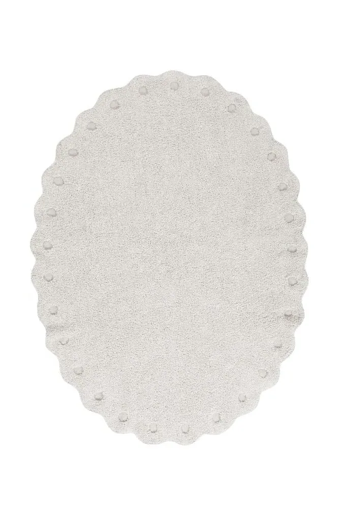 Lorena Canals Pine Cone Oval Washable Rug - Ivory image