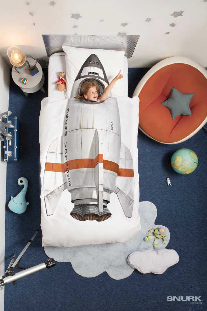 Lorena Canals Puffy Dream Cloud Rug - Blue, Cotton