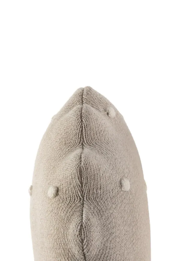 Lorena Canals Round Knitted Cushion - Dune White