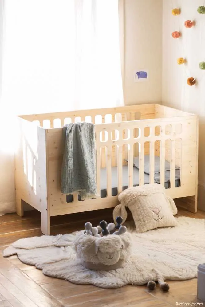 Lorena Canals Sheep Wool Basket - Pink