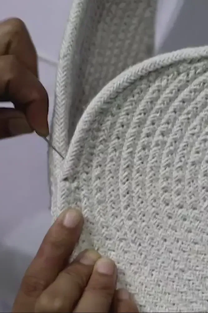 Lorena Canals Swan Storage Basket - Blue