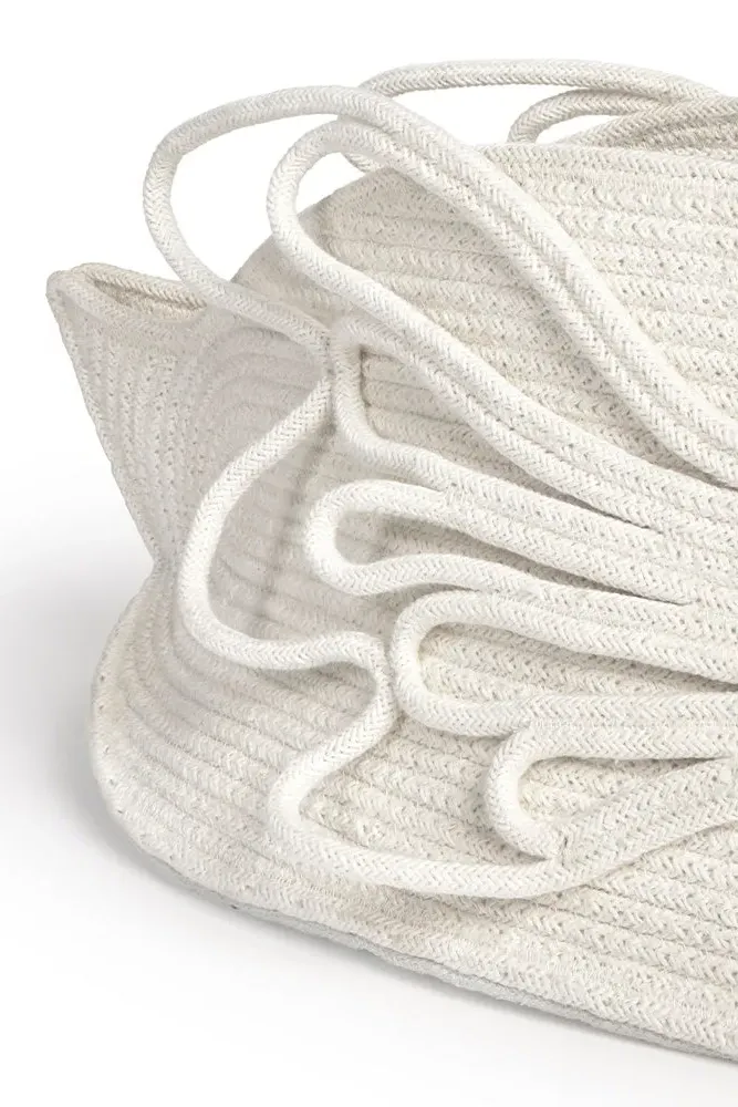 Lorena Canals Swan Storage Basket - Blue