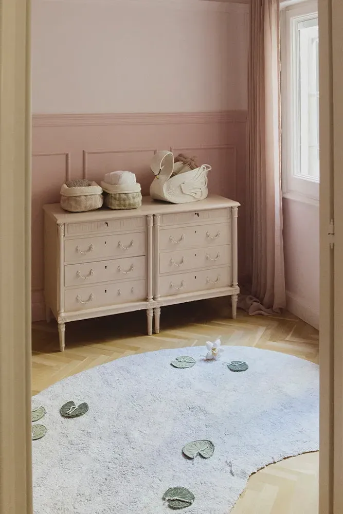 Lorena Canals Swan Storage Basket - Blue