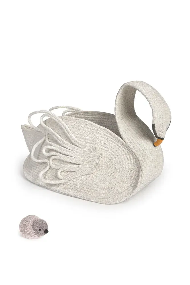 Lorena Canals Swan Storage Basket - Blue image