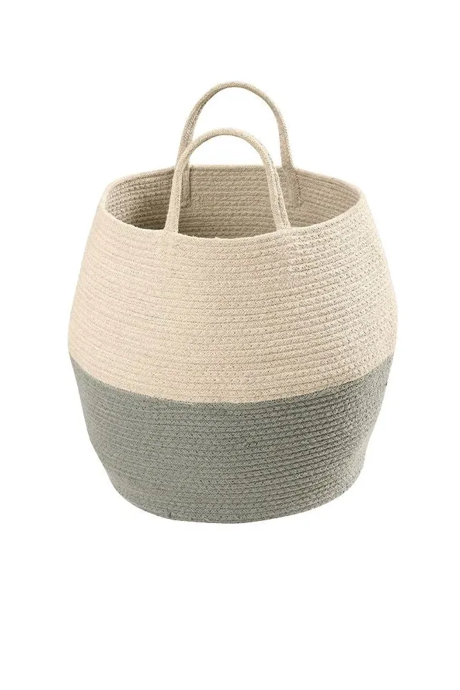 Lorena Canals Zoco Storage Basket with Handles - Vintage Blue image