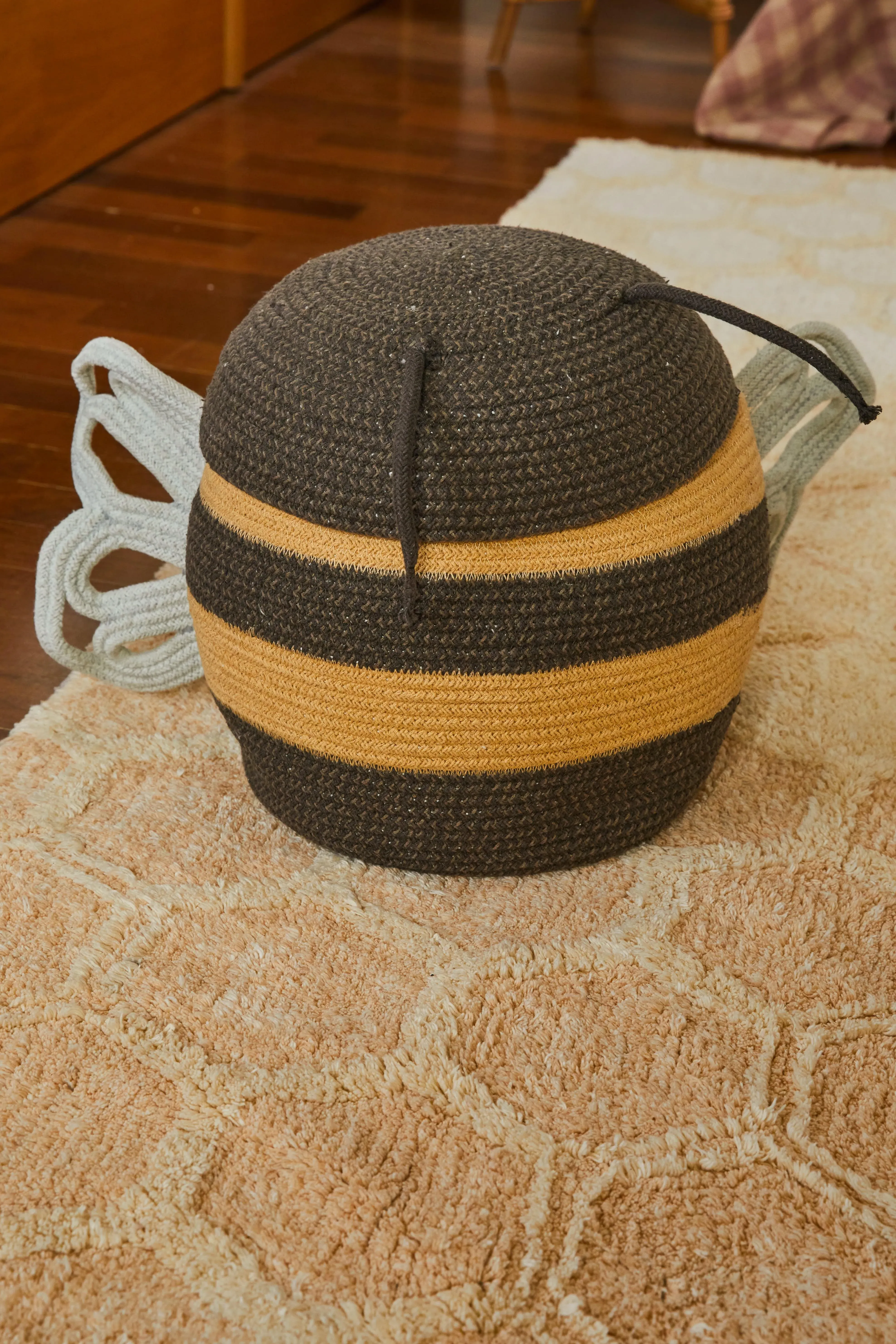 Mama Bee Storage Basket - Honey, Cotton