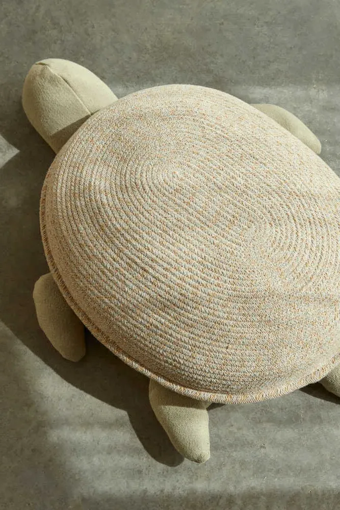 Mama Turtle Storage Basket - Olive Green