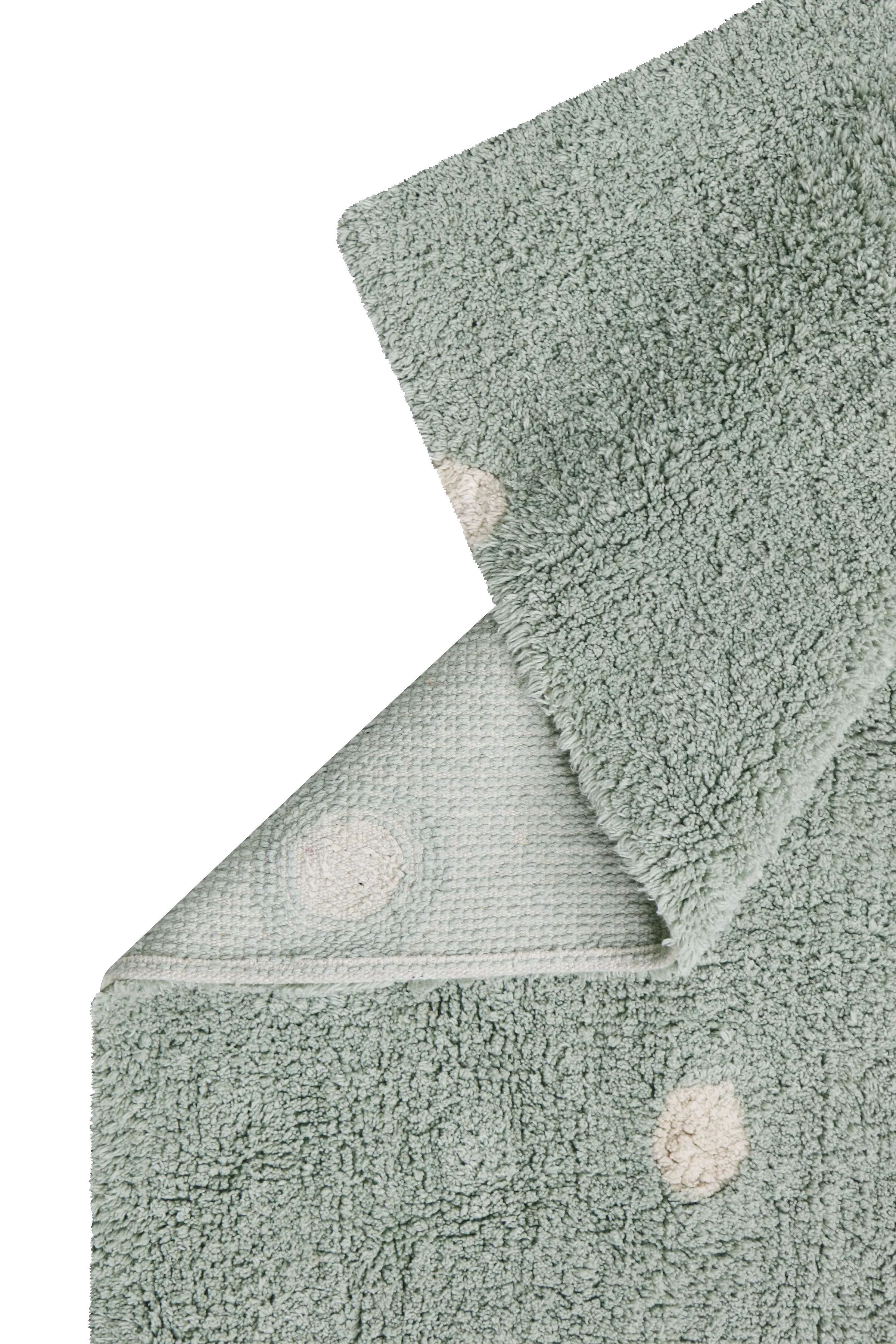 Mini Dot Washable Rug - Blue Sage, Cotton