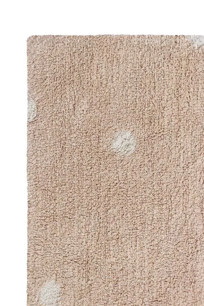 Mini Dot Washable Rug - Rose, Cotton