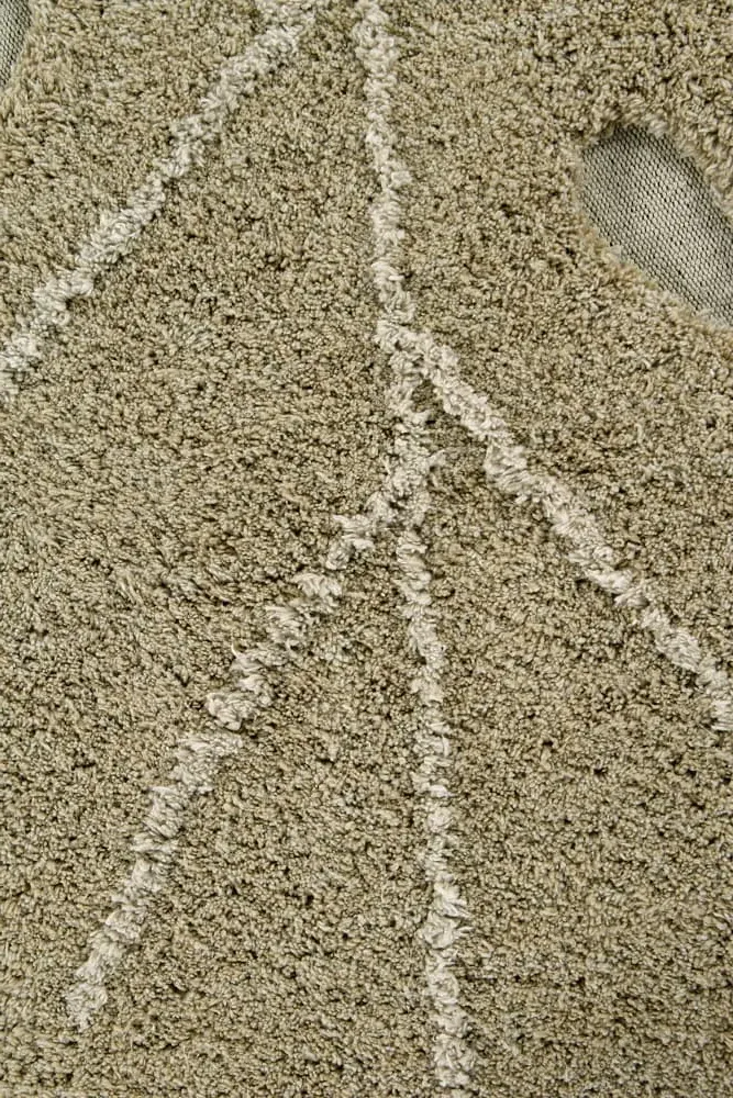 Mini Washable Monstera Rug 2'5" x 3'3" - Olive