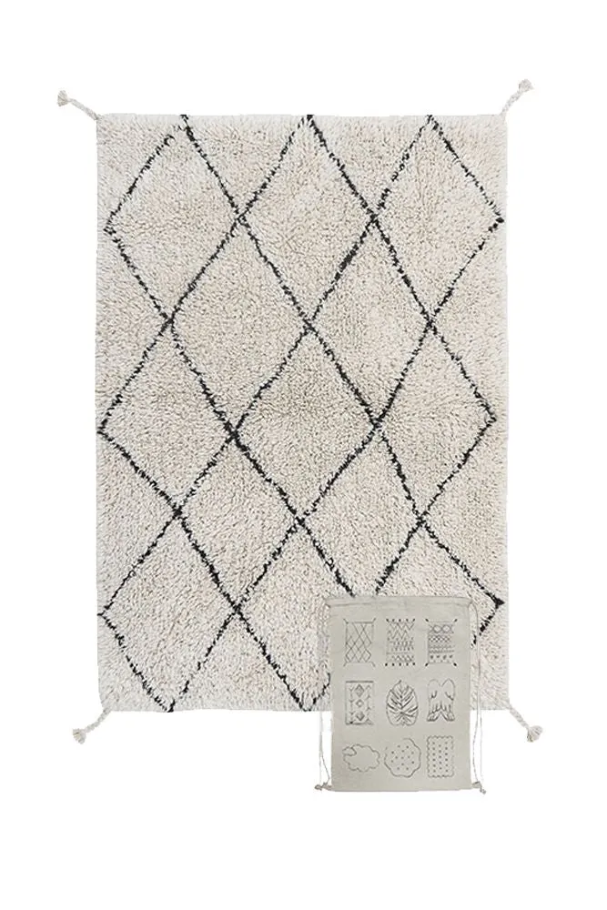 Mini Washable Rug Bereber - Natural