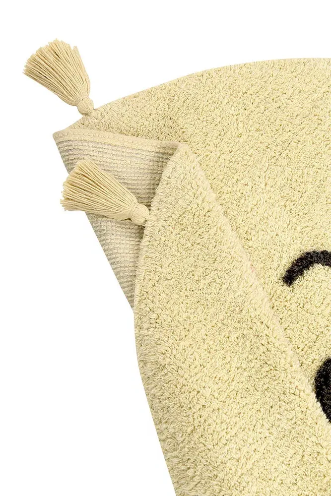 Mr Wonderful X Lorena Canals Round Washable Rug - Sunshine