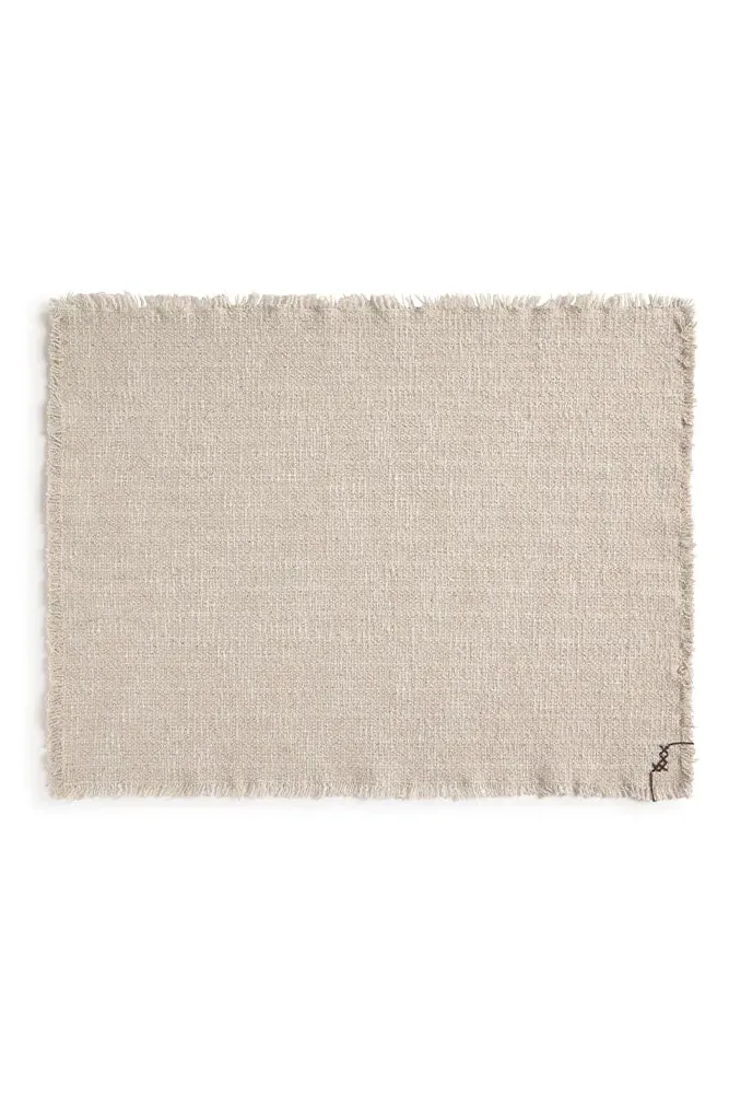 Natural Handloom Placemats Set of 4 - Natural, Cotton