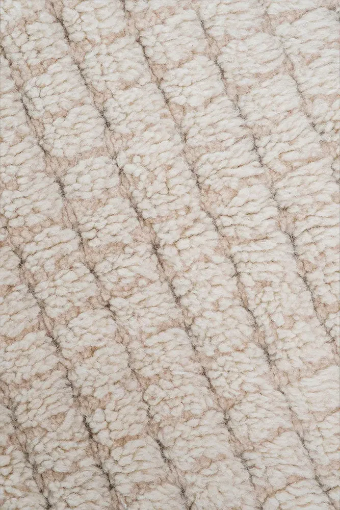 Net Area Rug - Natural, Wool
