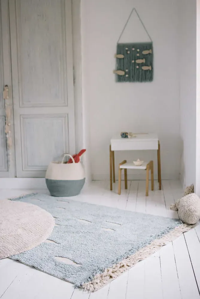 Ocean Shore Washable Area Rug 4' X 6' 3"