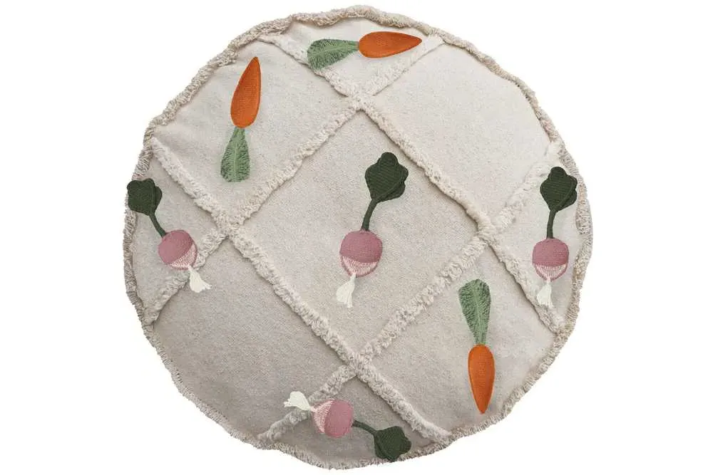 Oli & Carol Interactive Tic-Tac-Toe Round Pouf